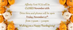 Thanksgiving Hours